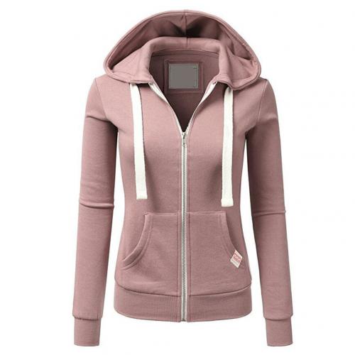 Dames Rits - Dicht Hoodie - Casual en WarmZ - 0379 - ZAMISI