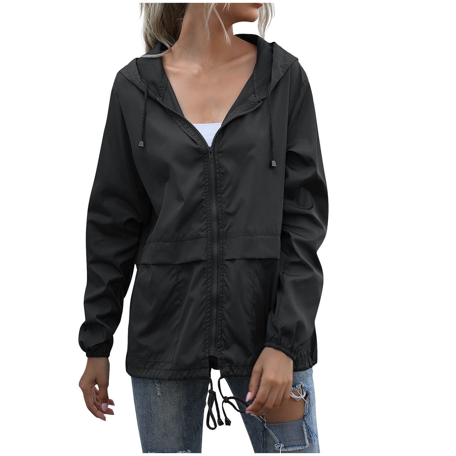 Dames Windbreaker Jas - Comfortabel & WaterdichtZ - 0235 - ZAMISI