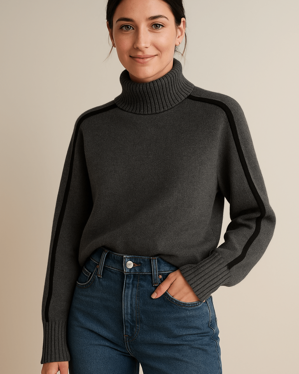 Dames Coltrui - Contrastbies en Raglanmouwen - ZAMISI