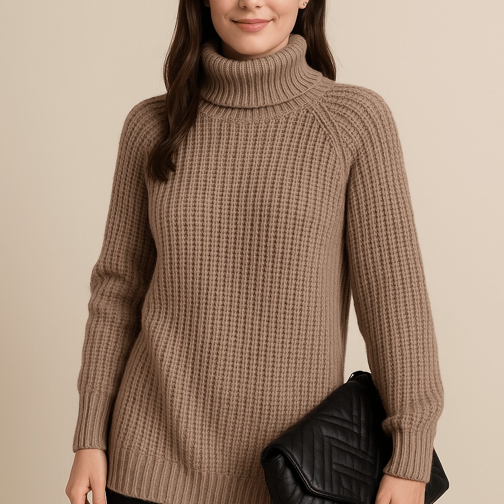 Dames Coltrui - Grof Ribgebreid en Raglanmouwen - ZAMISI