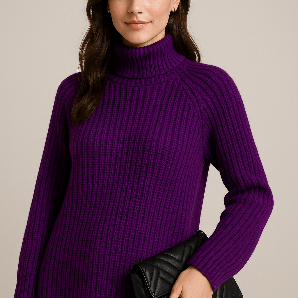 Dames Coltrui - Grof Ribgebreid en Raglanmouwen - ZAMISI