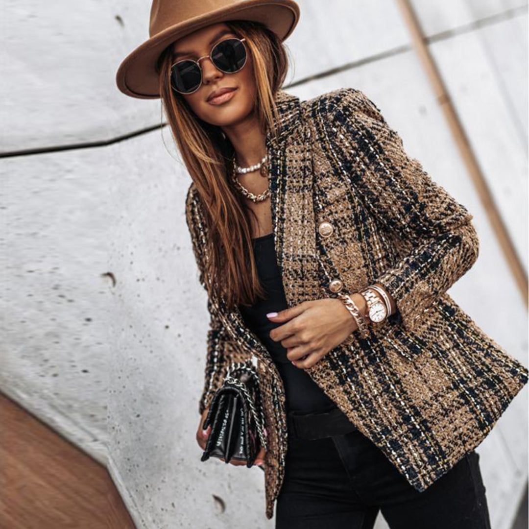 Dames Getailleerde Blazer - Comfortabele & Ontspannen Pasvorm