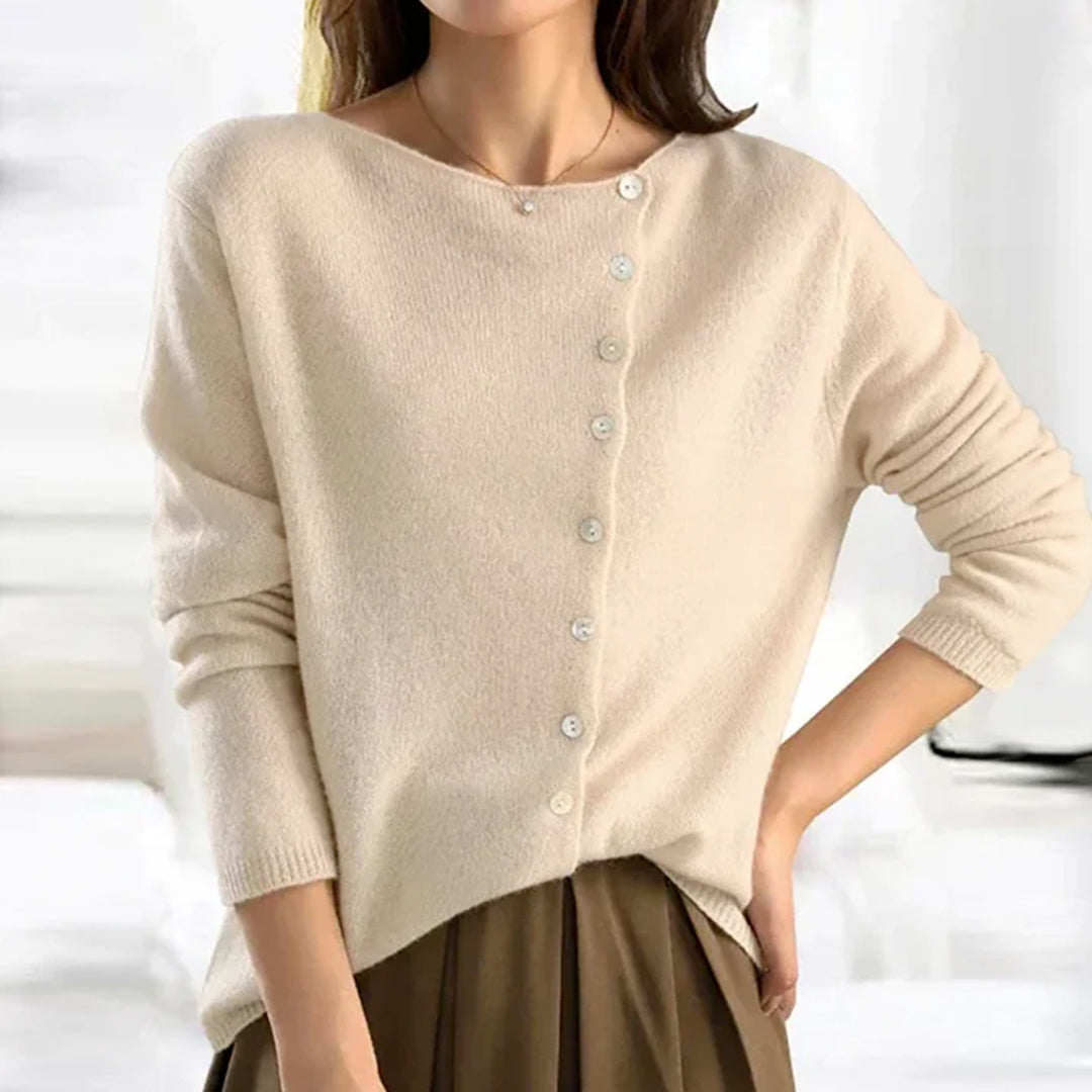 Dames Gebreid Vest - Comfortabel & Klassiek Ontwerp