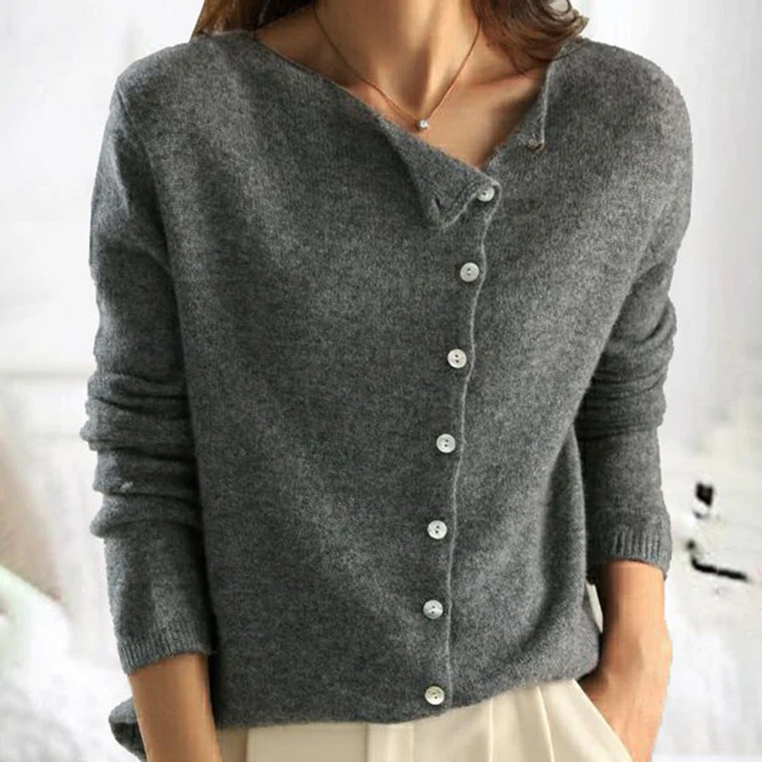 Dames Gebreid Vest - Comfortabel & Klassiek Ontwerp