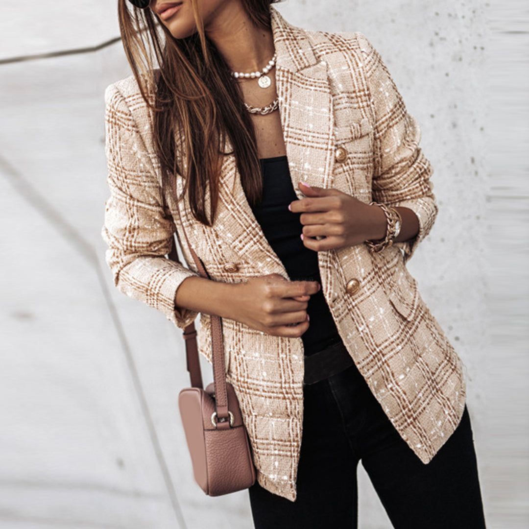 Dames Getailleerde Blazer - Comfortabele & Ontspannen Pasvorm