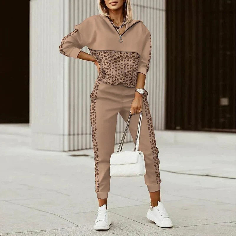Dames Lounge Set - Ritssluiting Hoodie en Jogger