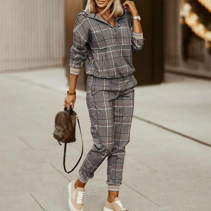 Dames Lounge Set - Ritssluiting Hoodie en Jogger