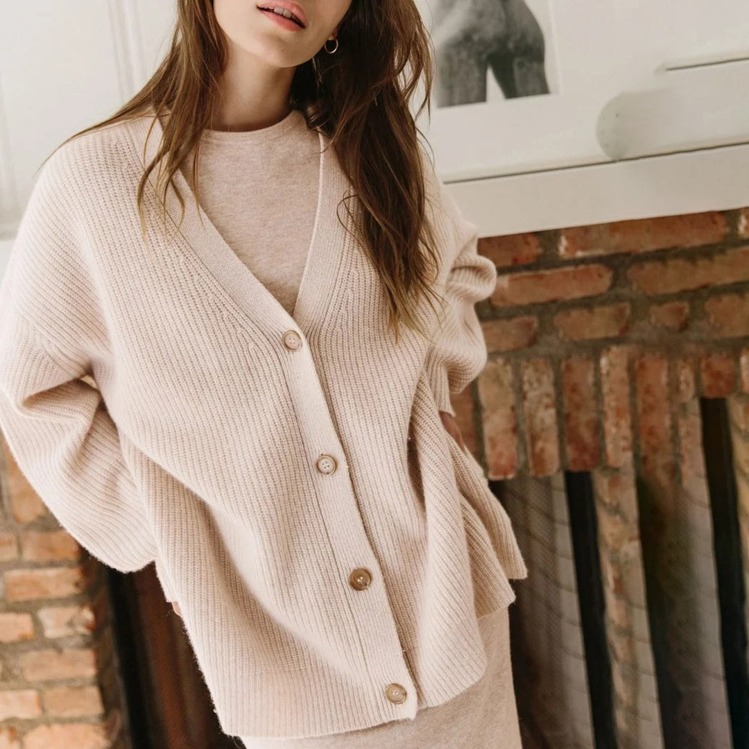 Dames Gebreid Vest - Stijlvolle Oversized Pasvorm