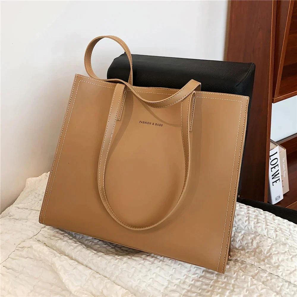 Dames Leren Tote Bag - Ruim & Praktisch