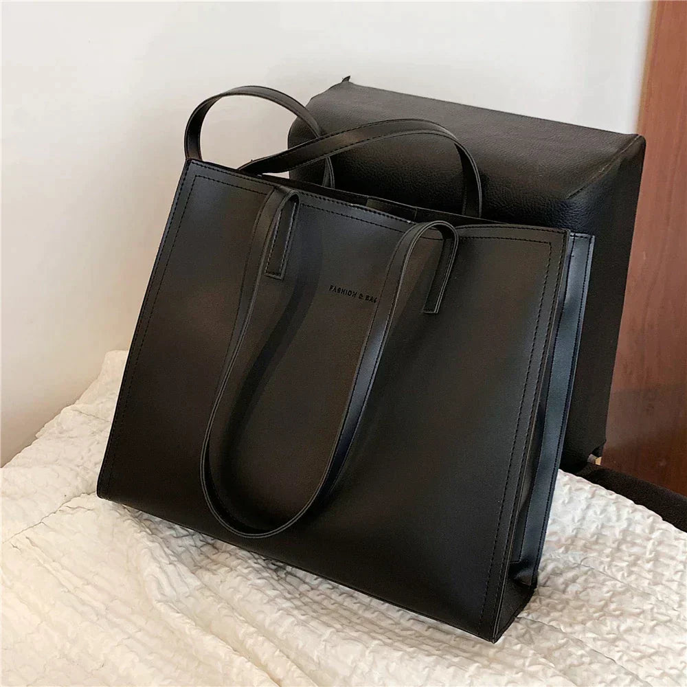 Dames Leren Tote Bag - Ruim & Praktisch