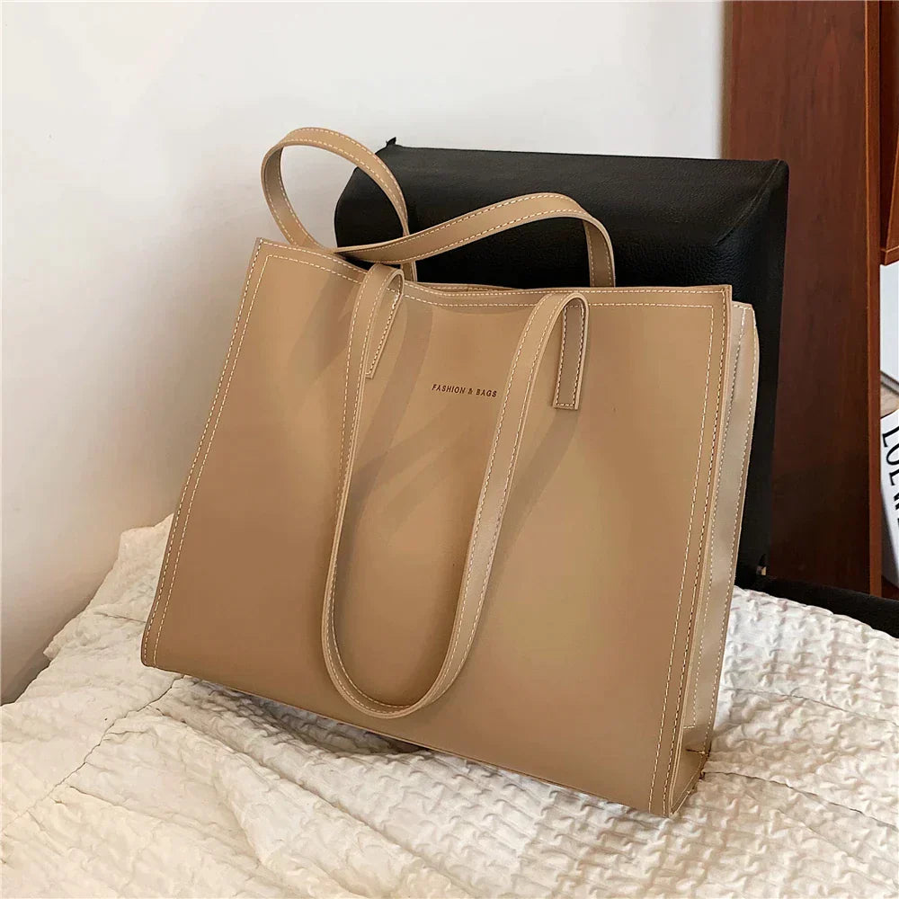 Dames Leren Tote Bag - Ruim & Praktisch