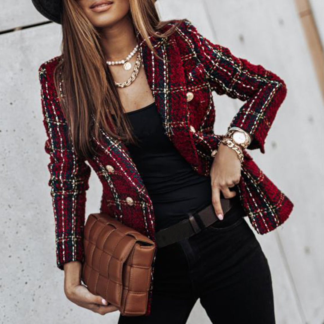 Dames Getailleerde Blazer - Comfortabele & Ontspannen Pasvorm