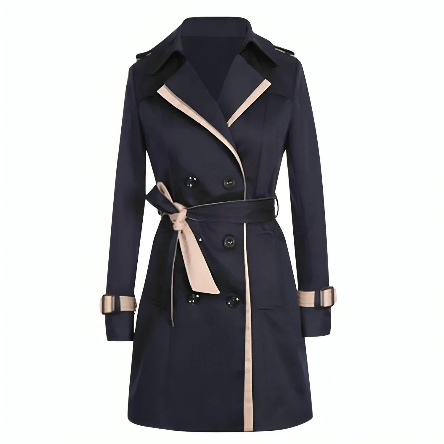 Dames Trenchcoat - Comfortabel & Getailleerd Ontwerp met Riem