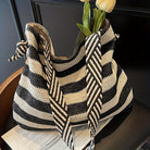 Dames Gestreepte Tote Bag - SchoudertasZ - 0412 - ZAMISI