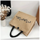 Dames Khaki 'Mama' Tote Bag - Ruime BoodschappentasZ - 0422 - ZAMISI