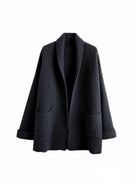 Dames Lange Gebreide Cardigan - Warm en ComfortabelZ - 0255 - ZAMISI