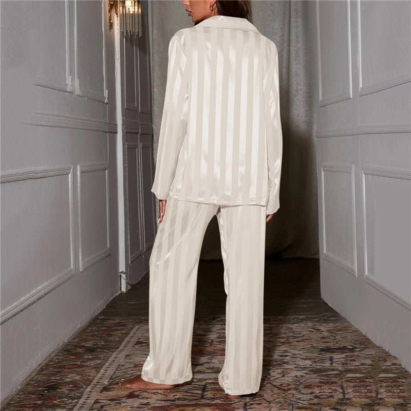 Dames Pyjamaset met Strepen - Tweedelige SetZ - 0486 - ZAMISI