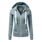 Dames Rits - Dicht Hoodie - Casual en WarmZ - 0367 - ZAMISI