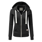 Dames Rits - Dicht Hoodie - Casual en WarmZ - 0371 - ZAMISI