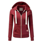 Dames Rits - Dicht Hoodie - Casual en WarmZ - 0383 - ZAMISI