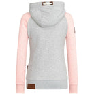 Dames Rits - Dicht Hoodie - Functioneel met TrekkoordZ - 0399 - ZAMISI
