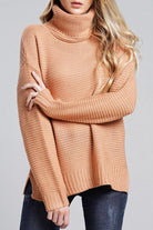 Dames Rolkraag Trui - Oversized en GebreidZ - 0280 - ZAMISI