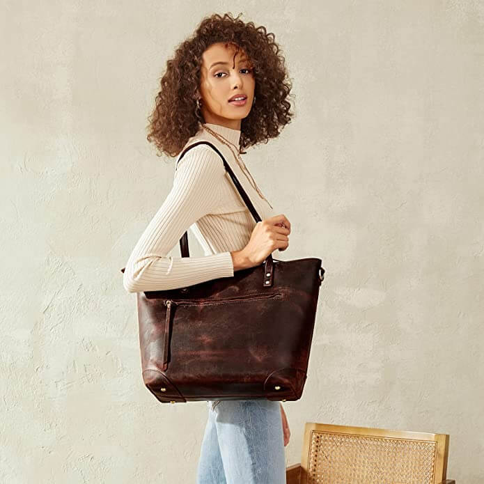 Dames Vintage Draagtas - Ruim en TijdloosZ - 0604 - ZAMISI