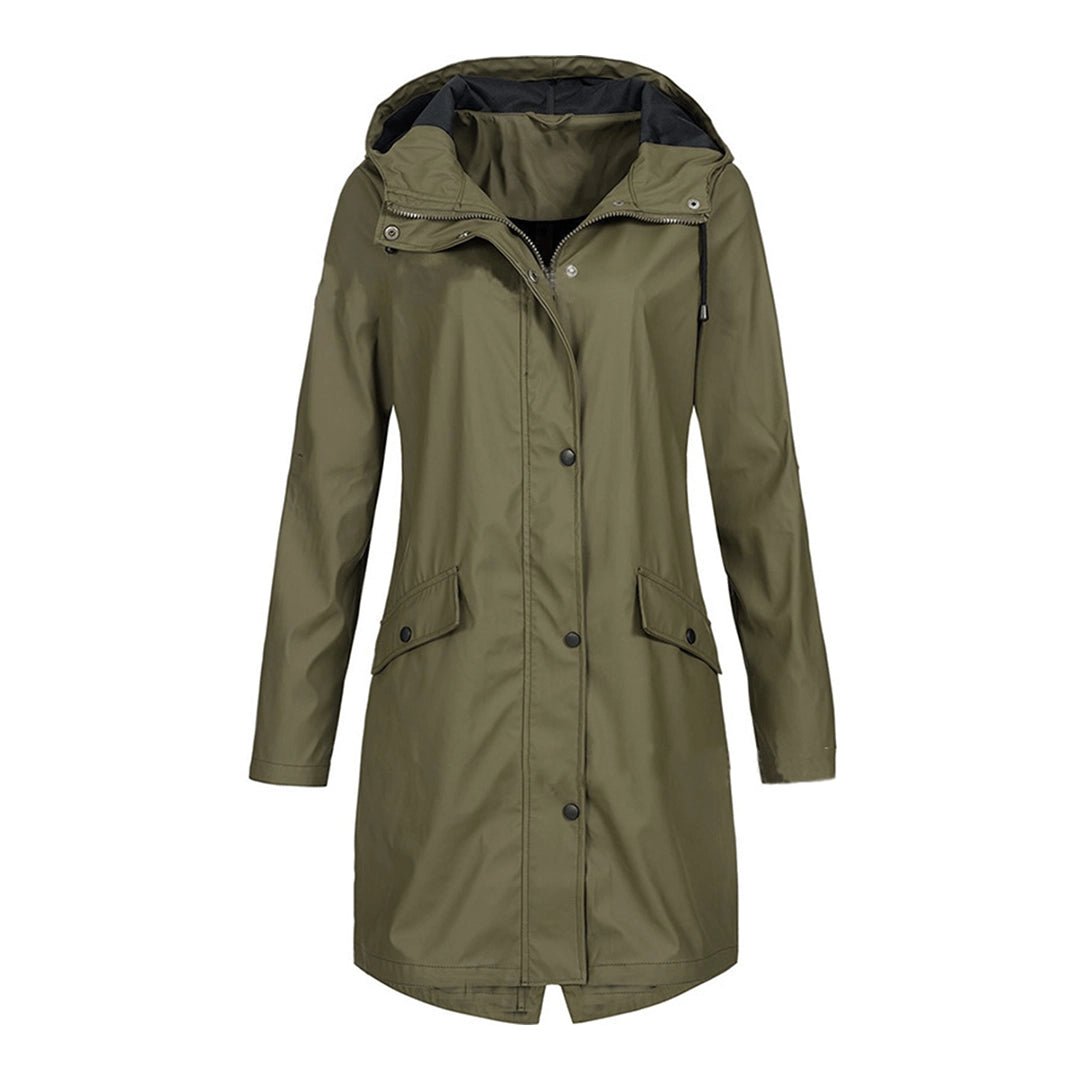 Dames Winddichte Regenjas - Waterdicht & Elegant Ontwerp - Z - 0182 - ZAMISI