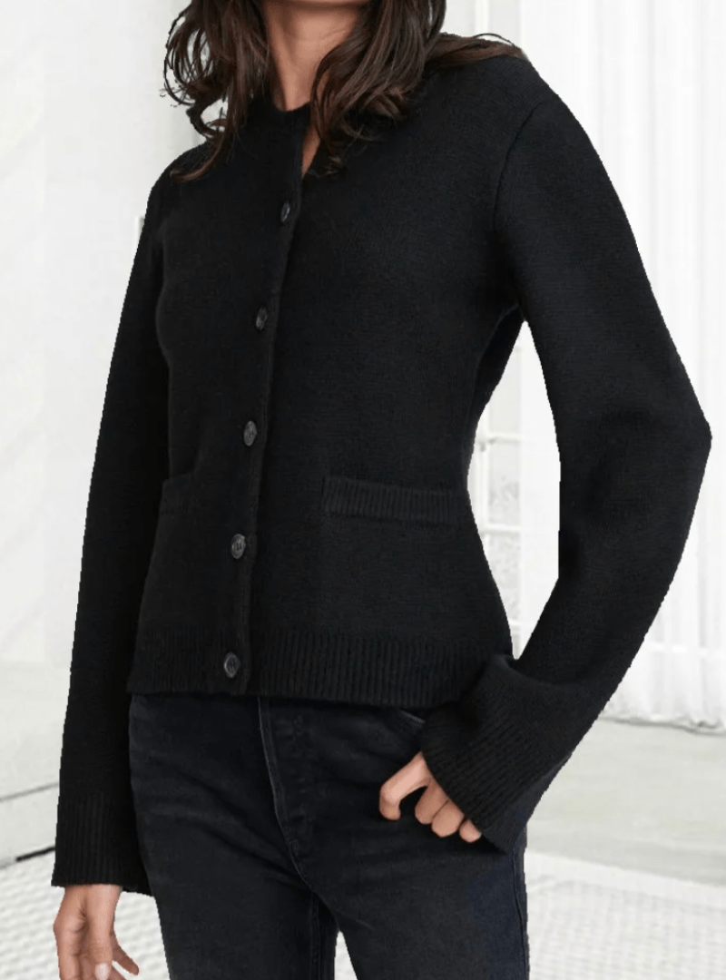 Dames Zachte Gebreide Cardigan - Stijlvolle KnoopsluitingZ - 0271 - ZAMISI