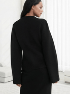 Dames Zachte Gebreide Cardigan - Stijlvolle KnoopsluitingZ - 0271 - ZAMISI