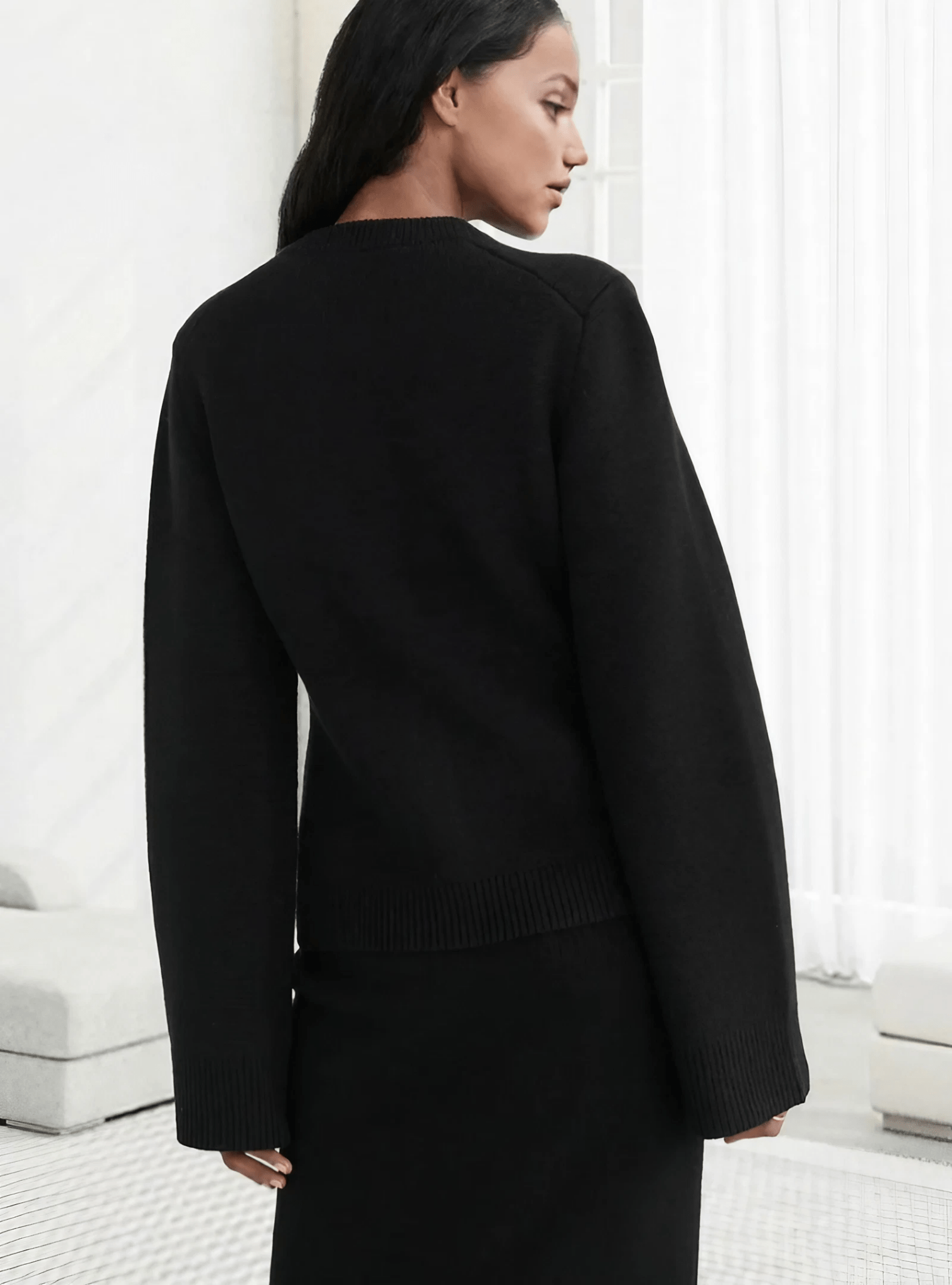 Dames Zachte Gebreide Cardigan - Stijlvolle KnoopsluitingZ - 0271 - ZAMISI