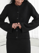 Dames Zachte Gebreide Cardigan - Stijlvolle KnoopsluitingZ - 0271 - ZAMISI