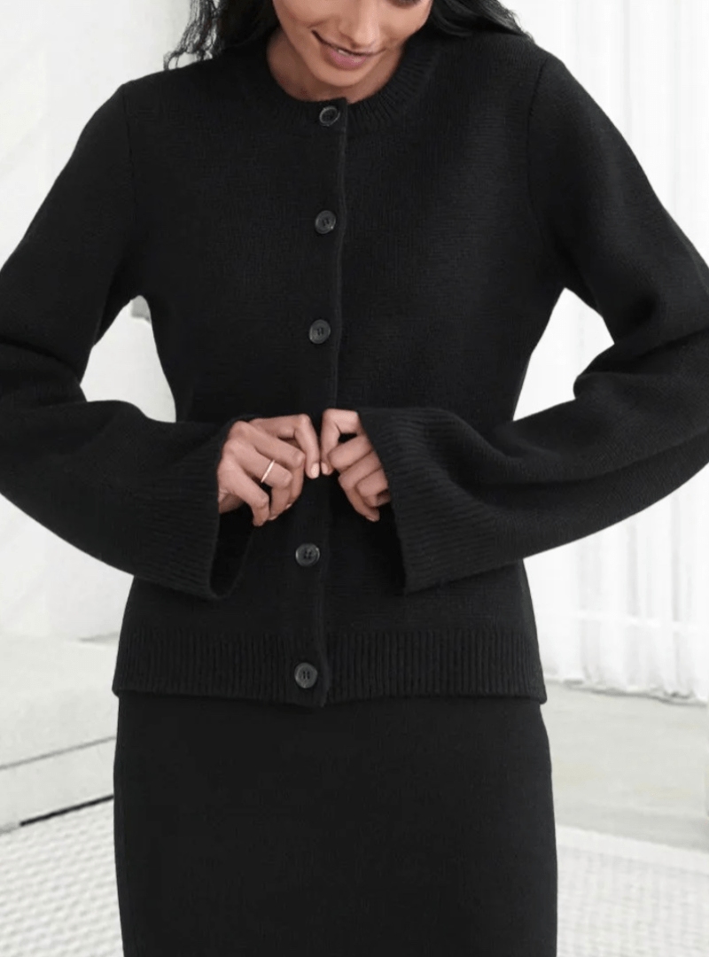 Dames Zachte Gebreide Cardigan - Stijlvolle KnoopsluitingZ - 0271 - ZAMISI