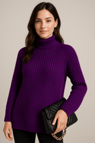 Dames Coltrui - Grof Ribgebreid en Raglanmouwen - ZAMISI